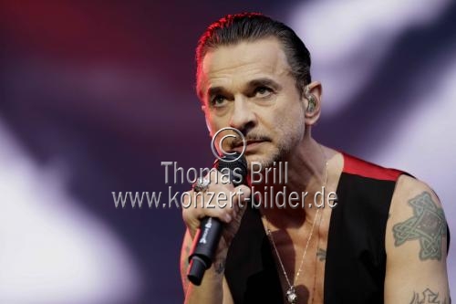 Britische Synthie Pop-Band Depeche Mode gastiert auf ihrer 