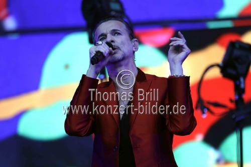 Britische Synthie Pop-Band Depeche Mode gastiert auf ihrer 