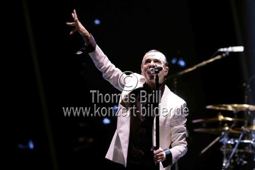 Britische Synthie Pop-Band Depeche Mode gastiert auf ihrer 