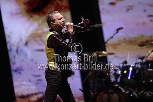 Britische Synthie Pop-Band Depeche Mode gastiert auf ihrer 