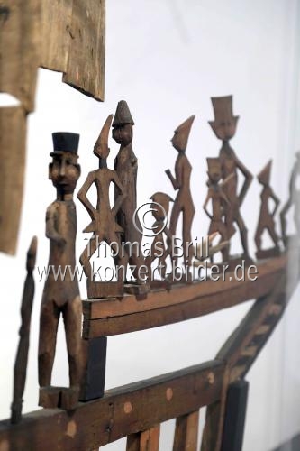 Ausstellung „Der Wilde schlägt zurück“ – Kolonialzeitliche Europäerdarstellungen“ gastiert vom 16. März bis 3. Juni 2018 im Rautenstrauch-Joest-Museum Köln (© Thomas Brill)