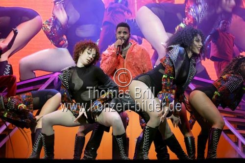 Amerikanische R&B-/Pop-Sänger Jason Derulo gastierte auf seiner 