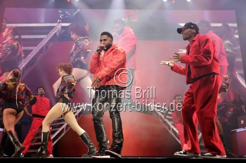 Amerikanische R&B-/Pop-Sänger Jason Derulo gastierte auf seiner 