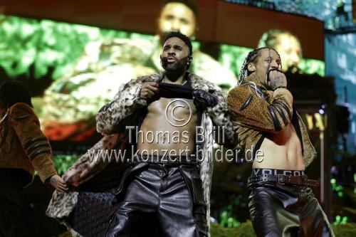 Amerikanische R&B-/Pop-Sänger Jason Derulo gastierte auf seiner 