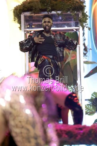 Amerikanische R&B-/Pop-Sänger Jason Derulo gastierte auf seiner 