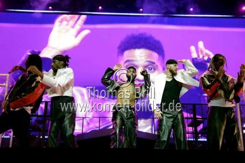 Amerikanische R&B-/Pop-Sänger Jason Derulo gastierte auf seiner 