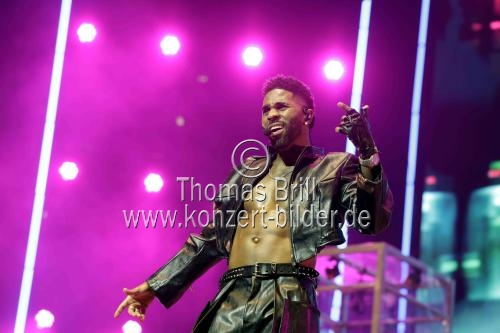 Amerikanische R&B-/Pop-Sänger Jason Derulo gastierte auf seiner 