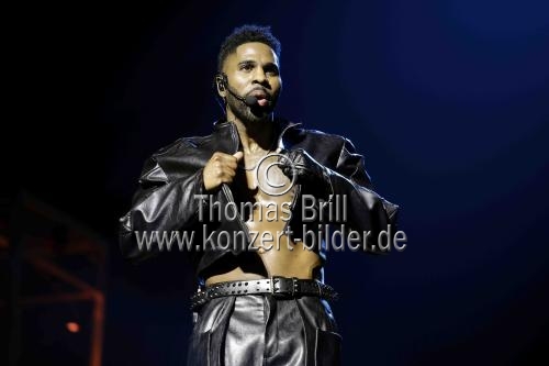 Amerikanische R&B-/Pop-Sänger Jason Derulo gastierte auf seiner 