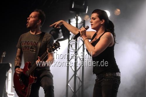 Deutsche Popcore-Band Die Happy gastiert auf ihrer 