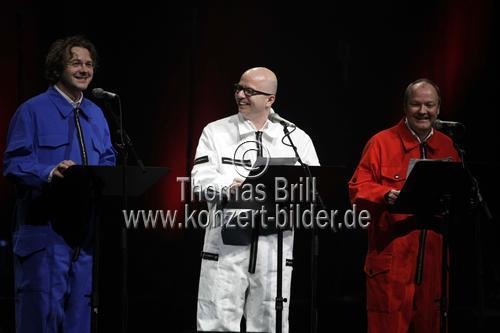 Hörspiel-Sprecher Oliver Rohrbeck, Jens Wawrczeck und Andreas Fröhlich alias 