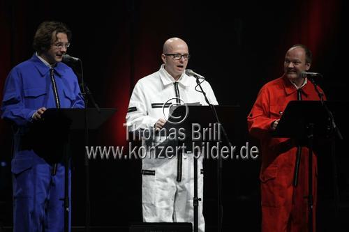Hörspiel-Sprecher Oliver Rohrbeck, Jens Wawrczeck und Andreas Fröhlich alias 