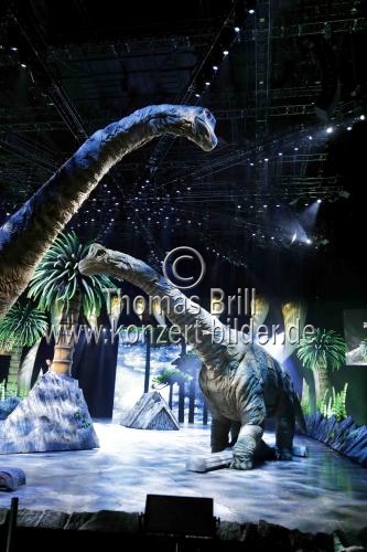 Amerikanische Ur-Zeit Show Dinosaurier - Im Reich der Giganten gastiert vom 11. bis 13. Januar 2019 mit fünf Shows in der Lanxess-Arena Köln (© Thomas Brill)