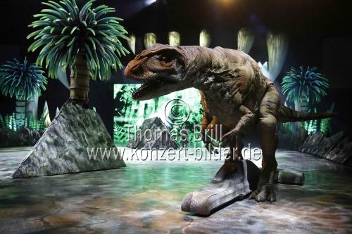 Amerikanische Ur-Zeit Show Dinosaurier - Im Reich der Giganten gastiert vom 11. bis 13. Januar 2019 mit fünf Shows in der Lanxess-Arena Köln (© Thomas Brill)