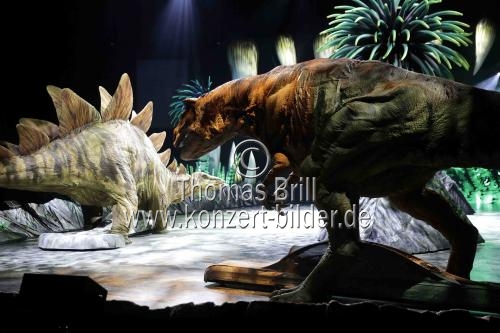 Amerikanische Ur-Zeit Show Dinosaurier - Im Reich der Giganten gastiert vom 11. bis 13. Januar 2019 mit fünf Shows in der Lanxess-Arena Köln (© Thomas Brill)
