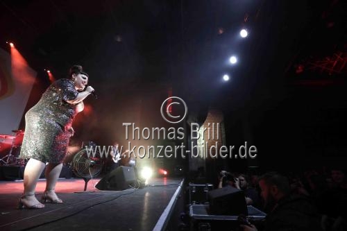 Amerikanische Post-Punk-Sängerin Beth Ditto gastiert auf ihrer 