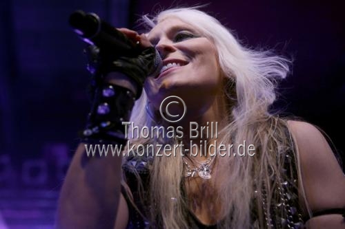 Deutsche Metal-Sängerin Doro Pesch gastiert auf ihrer 