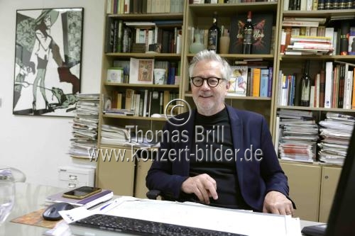 Geschäftsführer des Theater am Dom Köln Oliver Durek im Interview bezüglich Planung, Inszenierung und Wirtschaften eines Theaterensembles ohne öffentliche Förderung im Theater am Dom Köln (© Thomas Brill)