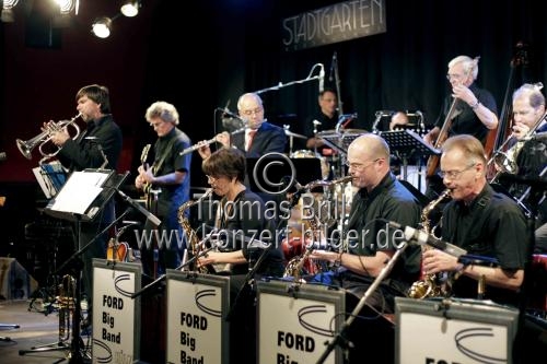 Deutsche Jazz-Werksband FORD-BigBand Köln gastiert unter der Leitung von Jürgen Konietzny mit ihrem