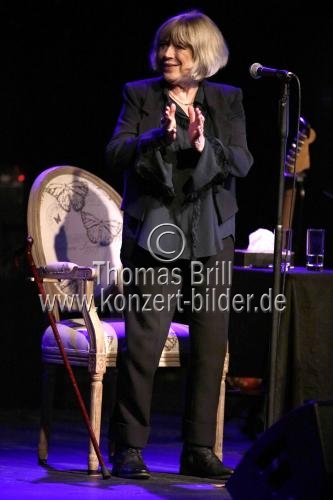 Britische Musikerin Marianne Faithfull gastiert auf ihrer 