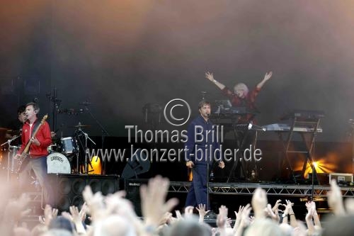 Britische elektronische Dancemusic-Band Faithless gastiert auf ihrer 