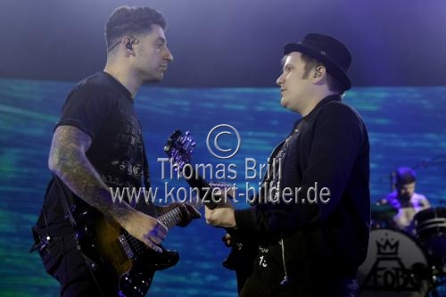 Amerikanische Alternative-Rockband Fall Out Boy gastierte auf ihrer 