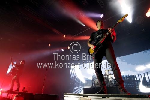 Amerikanische Alternative-Rockband Fall Out Boy gastierte auf ihrer 