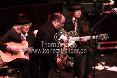 Rumänische Balkan Brass-Blaskapelle Fanfare Ciocarlia gastiert auf ihrer 