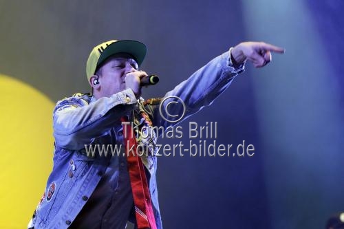 Hamburger Hip Hop-Band Fettes Brot gastieren auf ihrer 