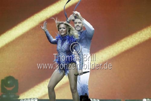 Deutsche Schlagersängerin Helene Fischer gastierte auf ihrer 