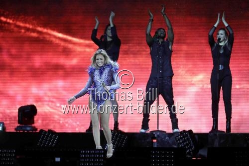 Deutsche Schlagersängerin Helene Fischer gastierte auf ihrer 