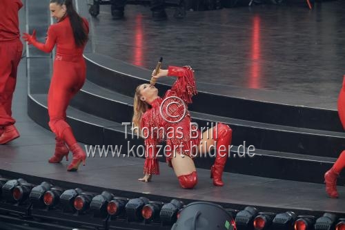 Deutsche Schlagersängerin Helene Fischer gastierte auf ihrer 