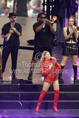 Deutsche Schlagersängerin Helene Fischer gastierte auf ihrer 