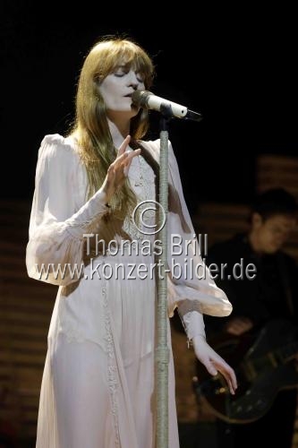 Britische Singer-Songwriterin Florence Welch alias Florence and The Machine gastiert auf ihrer 