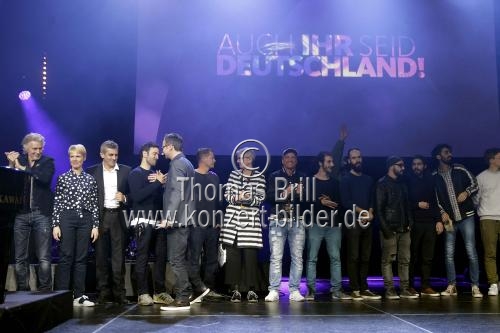 Auch Ihr seid jetzt Deutschland! Die Flüchtlinge und die Kraft der Sprache bei der lit.COLOGNE 2016 in der Lanxess-Arena Köln (&copy; Thomas Brill)