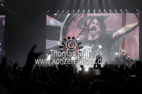 Amerikanische Rockband Foo Fighters gastieren auf ihrer 
