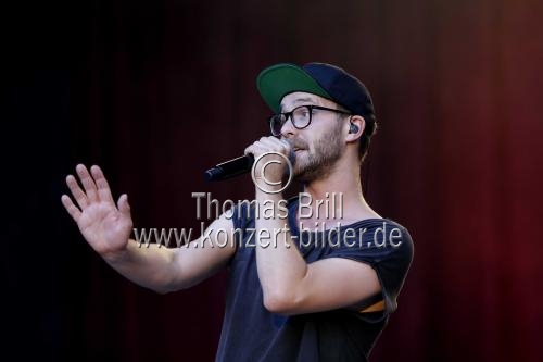 Deutsche Sänger Mark Forster gastiert auf seiner 