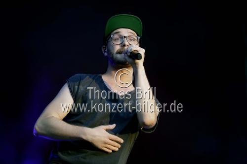 Deutsche Sänger Mark Forster gastiert auf seiner 