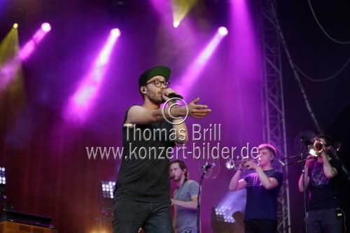 Deutsche Sänger Mark Forster gastiert auf seiner 