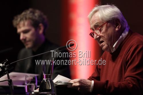 Niederländischer Schriftsteller Cees Nooteboom im Rahmen der lit.Cologne 2016 im Börsensaal der IHK Köln (&copy; Thomas Brill)