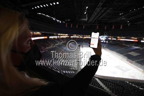 Free WiFi in der Lanxess-Arena in der Lanxess-Arena Köln (&copy; Thomas Brill)