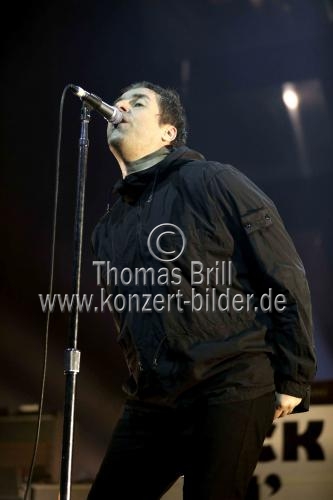 Britische Sänger Liam Gallagher gastiert auf seiner 
