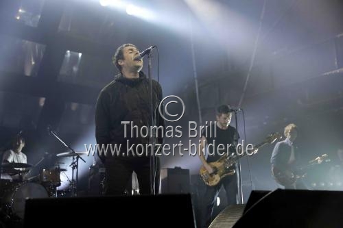 Britische Sänger Liam Gallagher gastiert auf seiner 