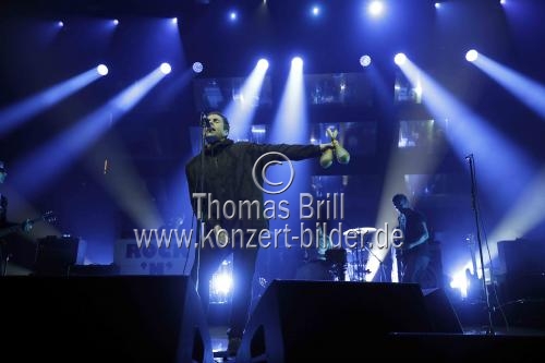 Britische Sänger Liam Gallagher gastiert auf seiner 