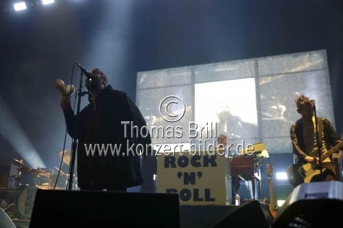 Britische Sänger Liam Gallagher gastiert auf seiner 