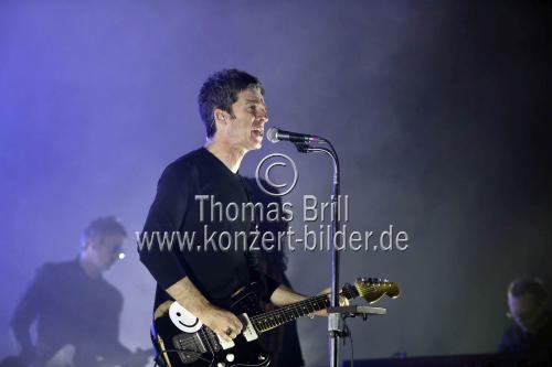 Britische Rockmusiker Noel Gallagher gastiert auf seiner 