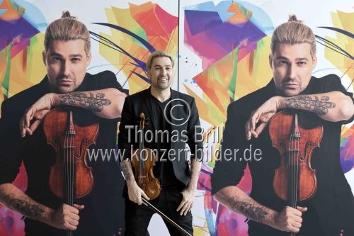 Deutsch/amerikanischer Violinist David Garrett präsentiert auf einer Pressekonferenz sein neues Album 