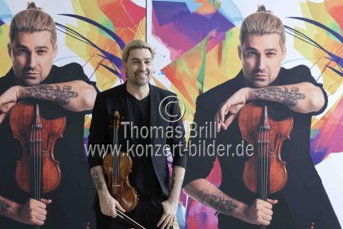 Deutsch/amerikanischer Violinist David Garrett präsentiert auf einer Pressekonferenz sein neues Album 