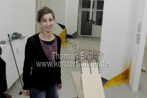 Deutsche Künstlerinnen Daniele Schmitz und Marie Gerlach gastieren mit ihrer Ausstellung Jetzt auch in Köln vom 14. Januar bis 24. Februar 2012 im Quartier am Hafen Köln (© Thomas Brill)