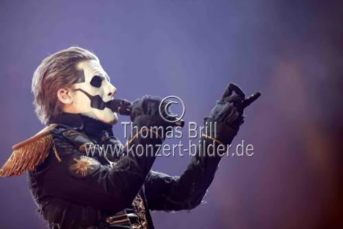 Schwedische Heavy-Metal-Band Ghost gastiert auf ihrer 