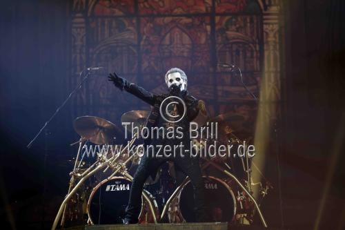 Schwedische Heavy-Metal-Band Ghost gastiert auf ihrer 